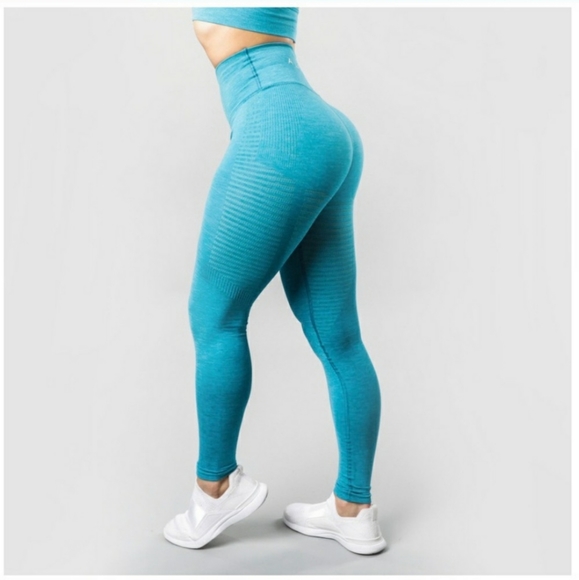Alphalete Pants - Alphalete Halo Leggings Vivid Blue